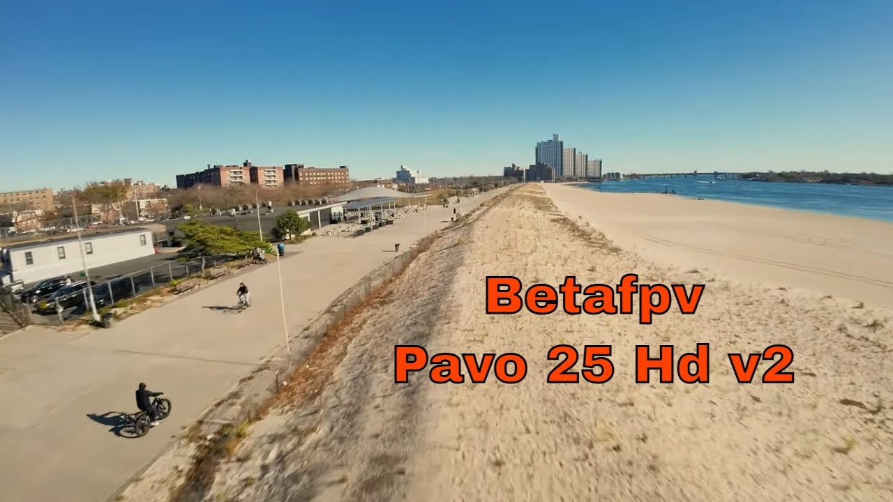 Pavo 25 Hd v2 - Betafpv Does a quick lap on the Beach!