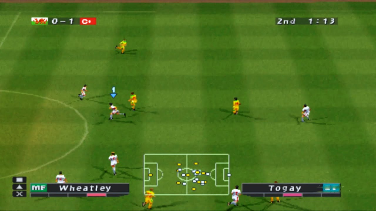 Wales vs Turkey - ISS Pro Evolution (PS1 / PSX)