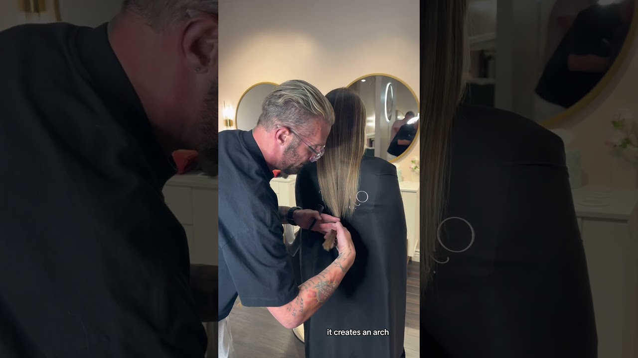 Simple way to cut the length of long hair every time