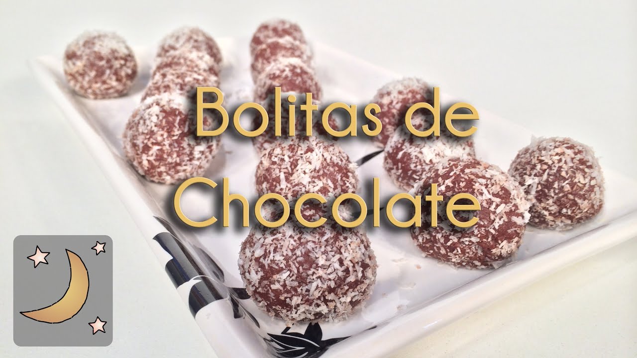 Receta para Navidad - Bolitas de Chocolate con Coco Rallado