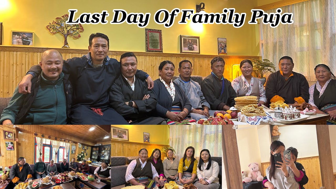 Final Day Of Puja At Home |Family Time|Lachung North Sikkim |Dancing And  Cousin Meet Up |