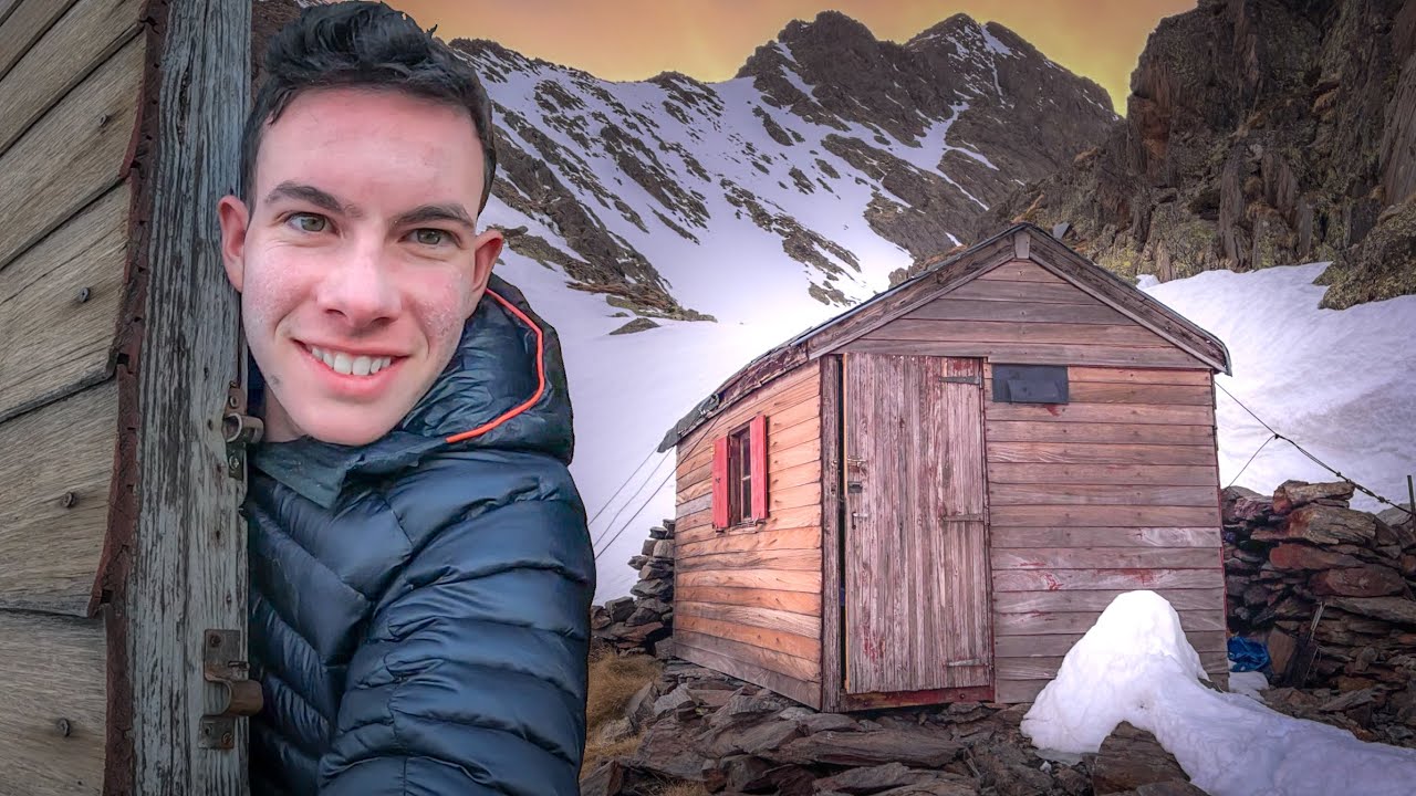 SOLO en la CABAÑA de MONTAÑA MÁS AISLADA *DIFÍCIL ACCESO*