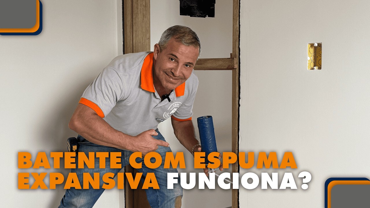 O jeito mais rápido de instalar batente de porta | Espuma expansiva