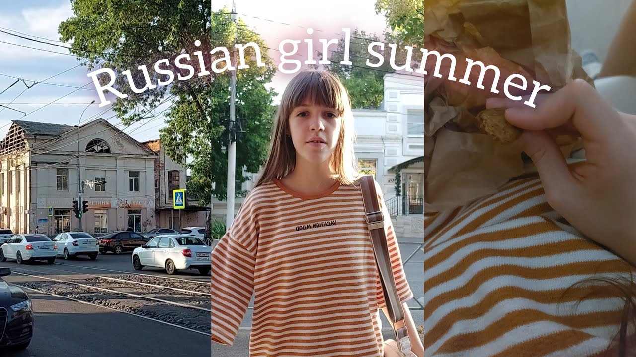 Vlog: Russian girl summer in the city. What does an 8th grade student do during the holidays?💓⚘💋