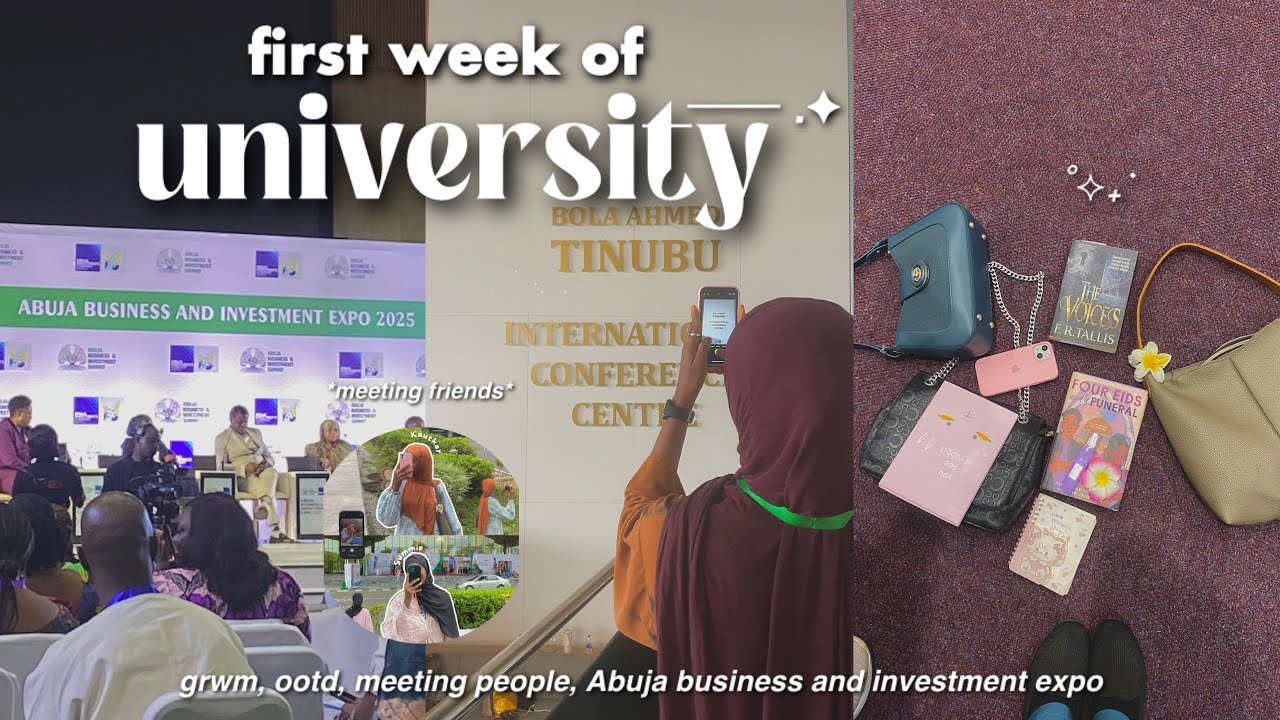 vlog | ootd, attending the Abuja business and investment expo 2025