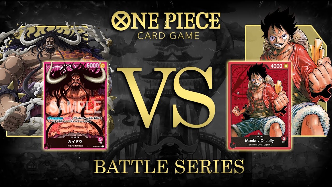 One Piece TCG! Kaido vs Luffy Starter Deck Battle!