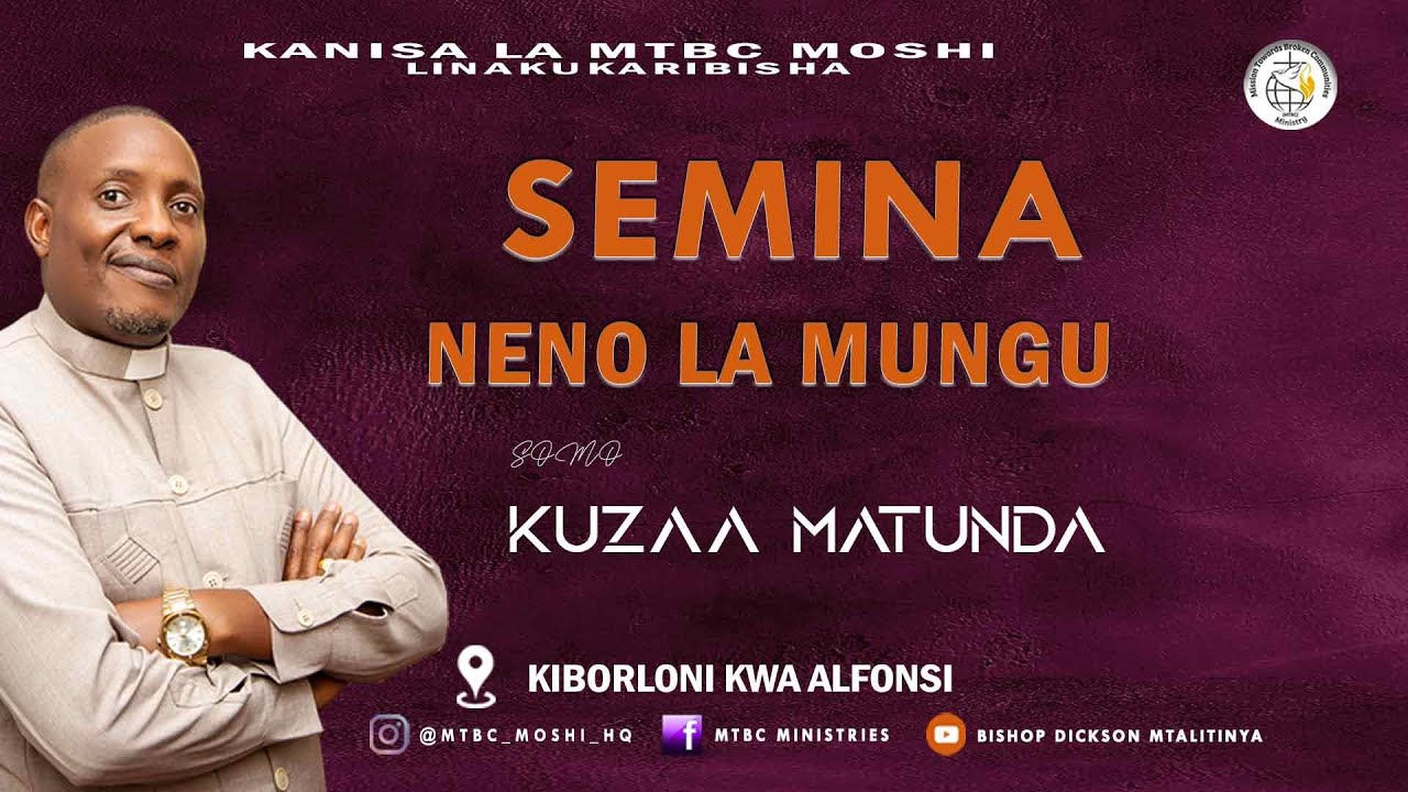 SEMINA YA MFUMO WA KIUNGU WA KUTAWALA JOEL NANAUKA DAY2
