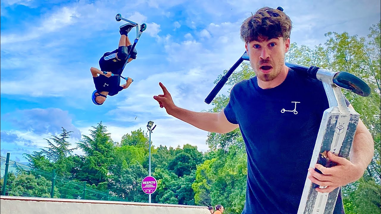 Cómo hacer Backflip en Scooter Fácil