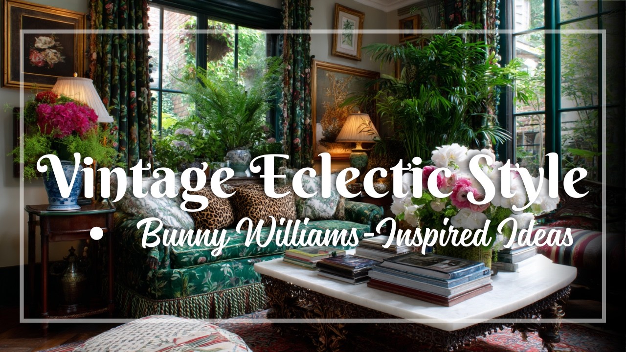 Mastering Traditional Maximalism: Bunny Williams-Inspired Vintage & Eclectic Decor Tips
