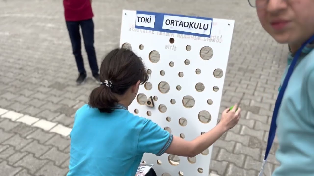 TOKİ ORTAOKULU MATEMATİK PARKUR YARIŞMASI