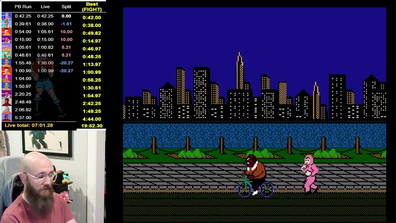 Mike Tyson's Punch-Out speed run - former personal best (22:59.10)