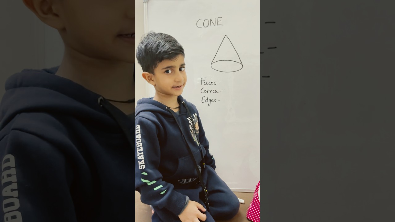 3D Shapes| Cone Shape| #ytshorts #learning #trending