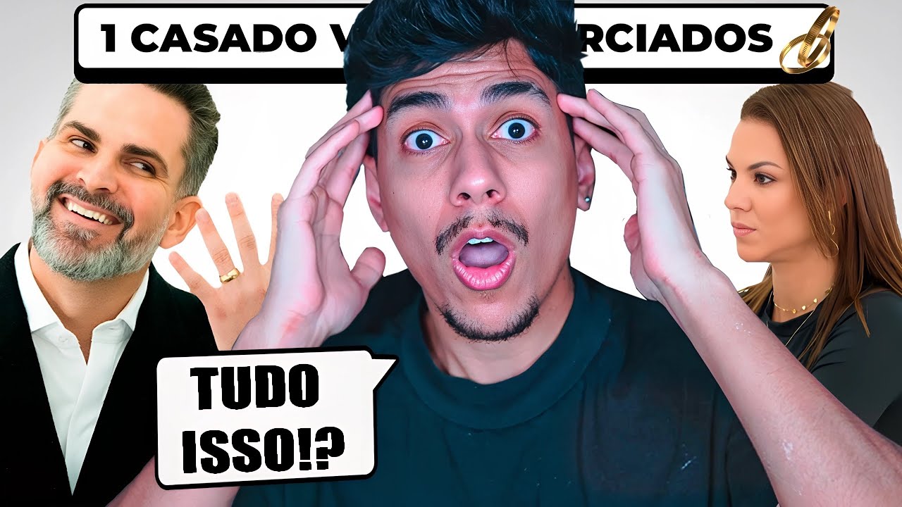 1 CASADO VS 30 DIVORCIADOS | ft. Thiago Castro | REAGINDO ‹ Ine ›