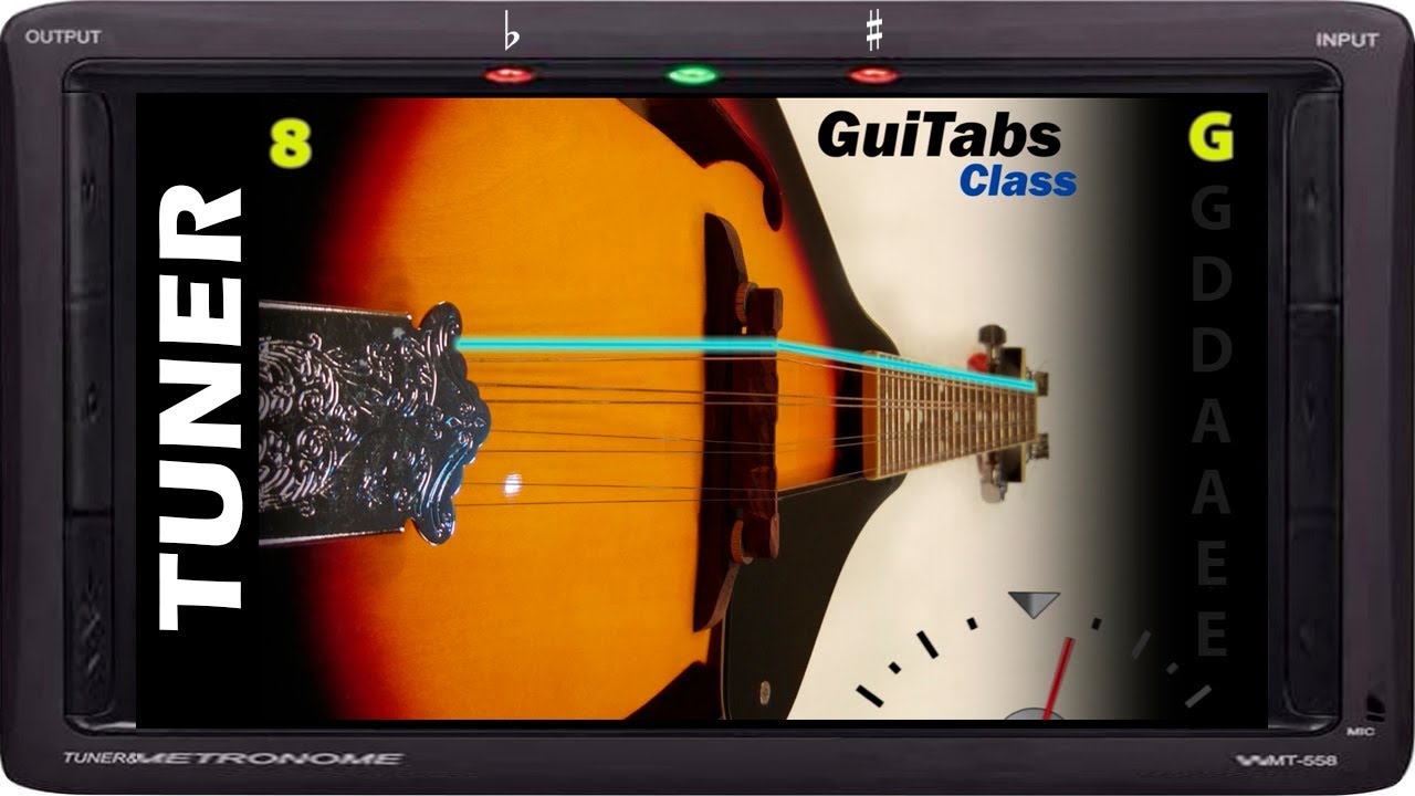 Standard Mandolin Tuner 📟 / GuiTabs Tuners 🎸