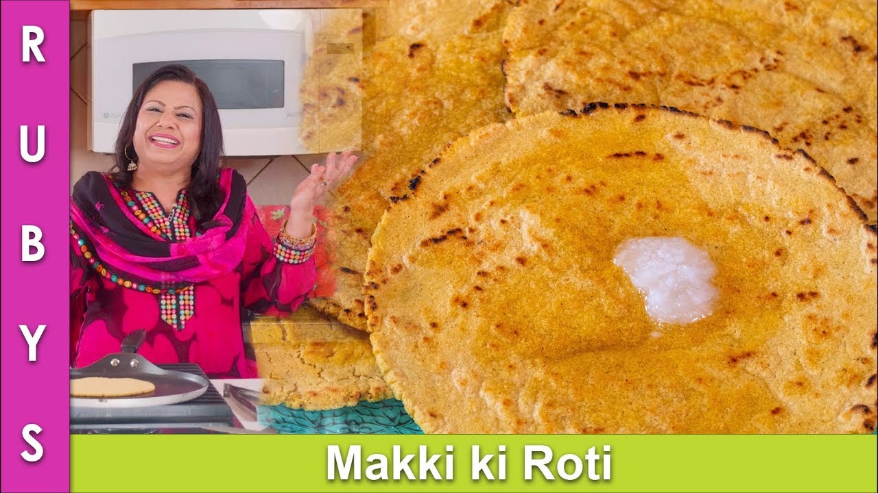 Makki di Roti Easy & Fast Corn Flour Roti Recipe in Urdu Hindi - RKK