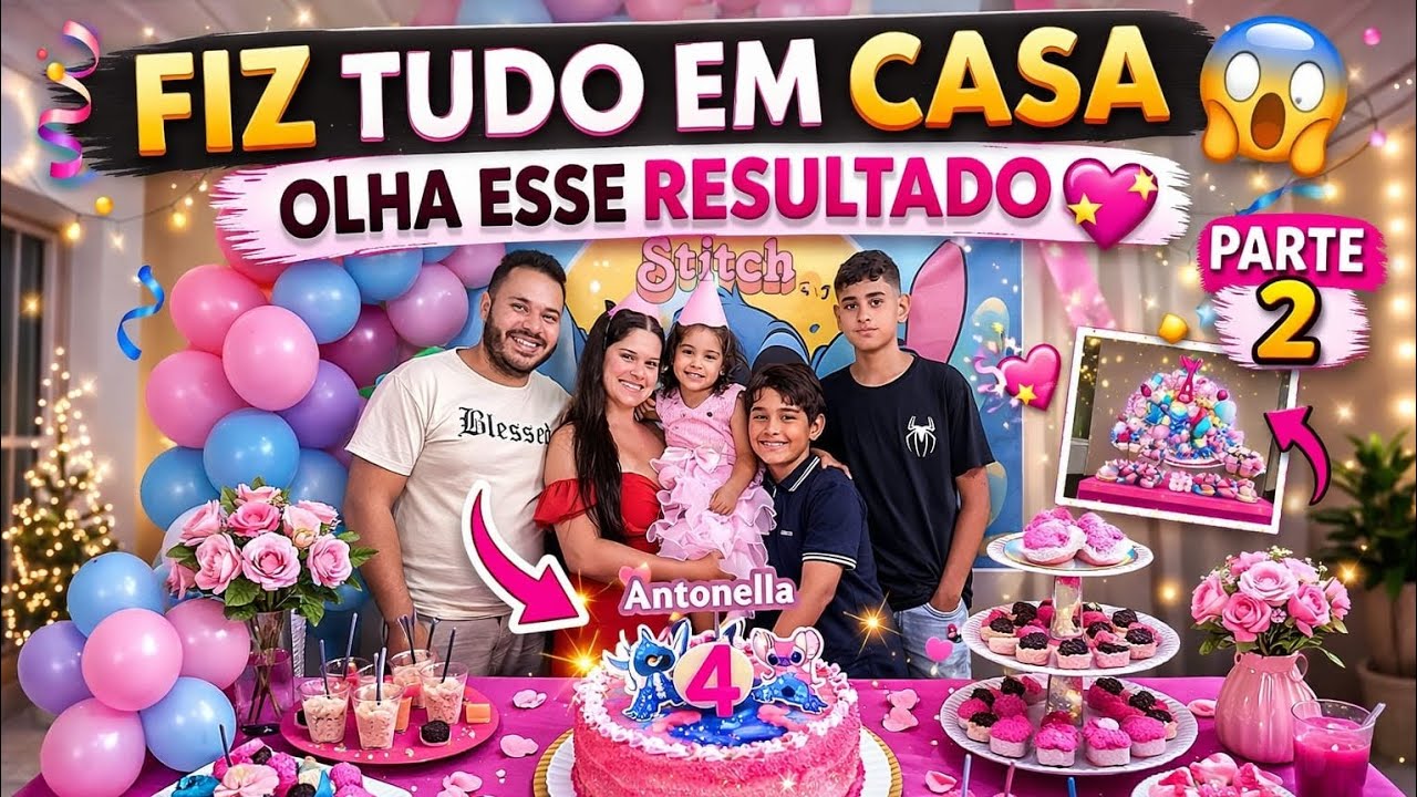 Compensa fazer aniversário em casa 🤔