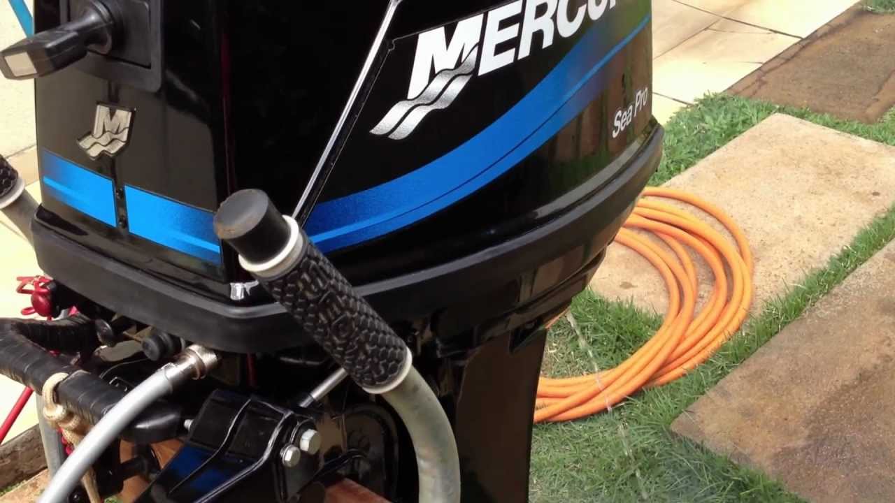 Como funcionar Motor de Popa fora d'água usando orelhão