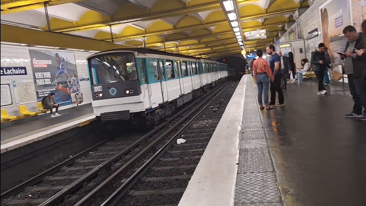 [ Paris ]Métro De Paris Ligne 3 | “Parisian Vibes: Exploring Père Lachaise on Metro Line 3” | RATP