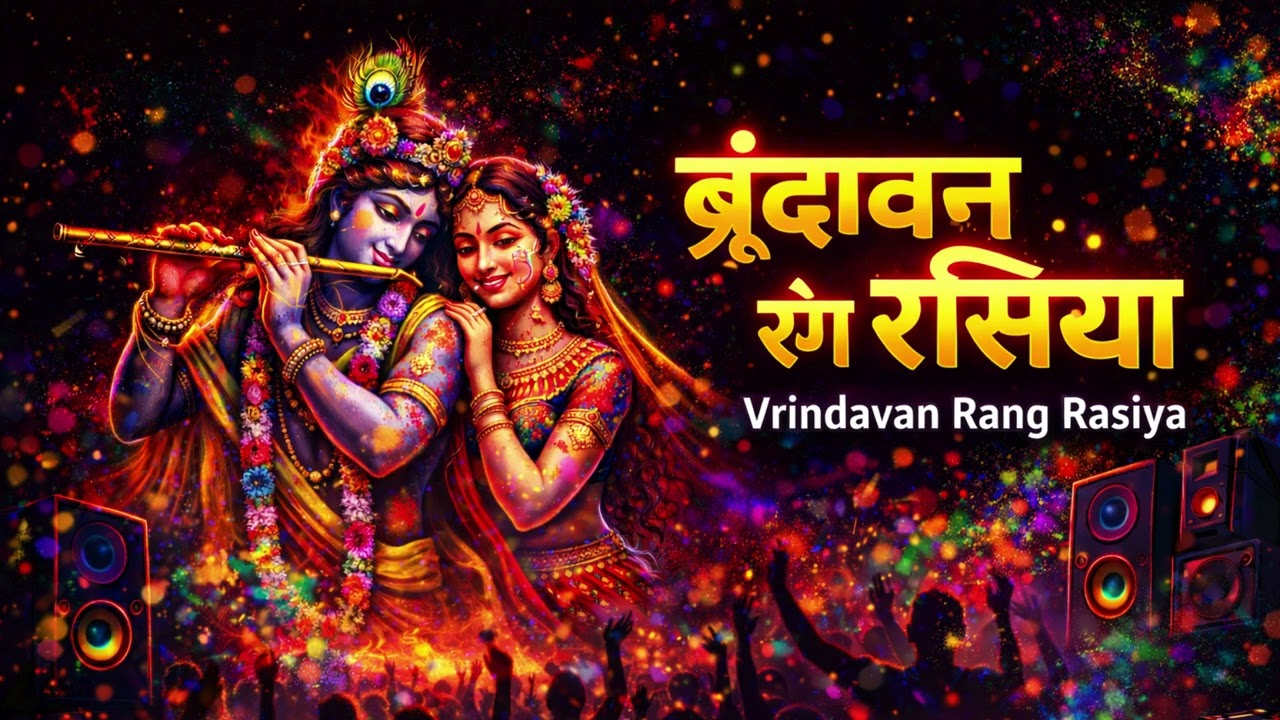 💛✨ वृंदावन रंग रसिया 🌈🔥 Vrindavan Rang Rasiya 🎧💥