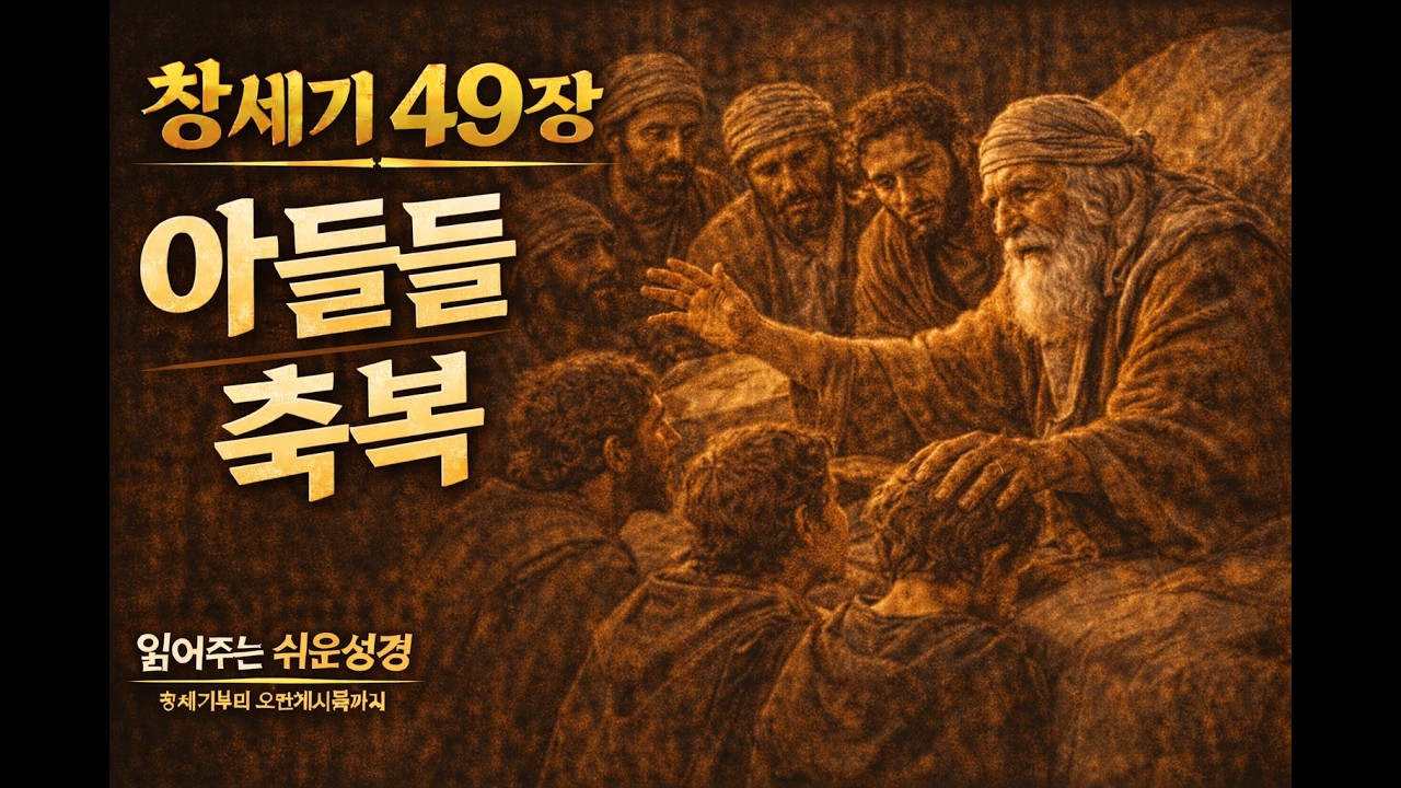 창세기 49장 성경읽기 | 야곱의 열두 아들 축복 | 쉬운성경 낭독