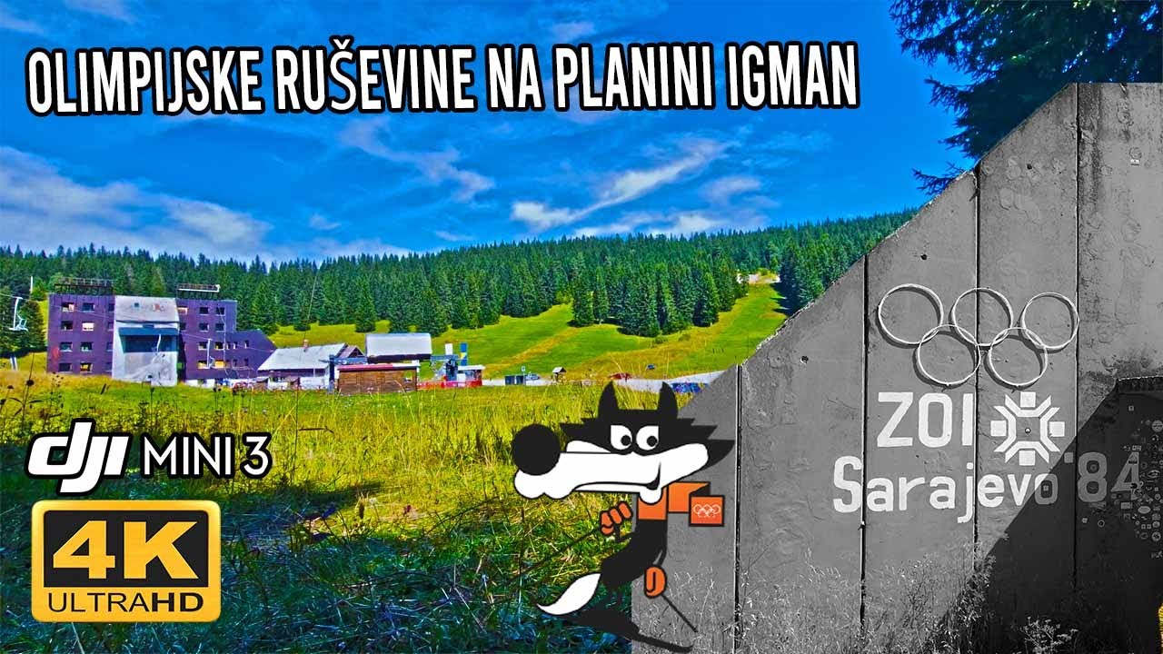 Olimpijske ru&scaron;evine na planini Igman: Pogledajte nevjerovatne prizore iz pro&scaron;losti! DJI Mini 3