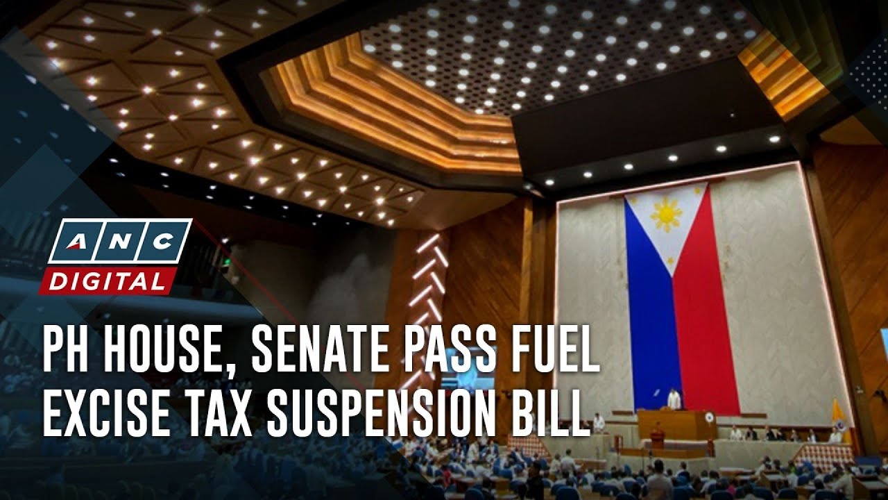 Палата представителей и Сенат Филиппин приняли законопроект о приостановке акцизного налога на то...