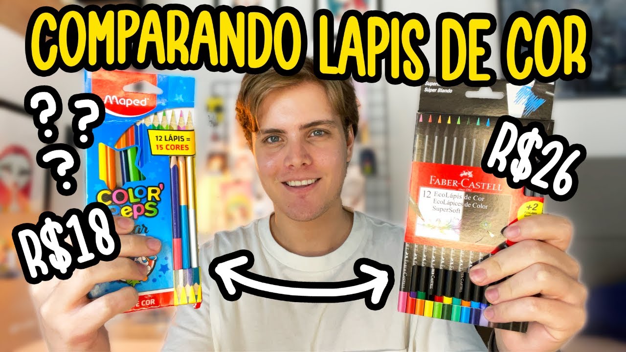 Faber Castell Super Soft vs Maped Color Pep's: Qual é o Melhor Lápis de Cor?