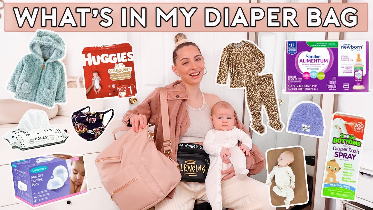 WHAT'S IN MY DIAPER BAG 👶🏼✨ MY EVERYDAY ESSENTIALS
