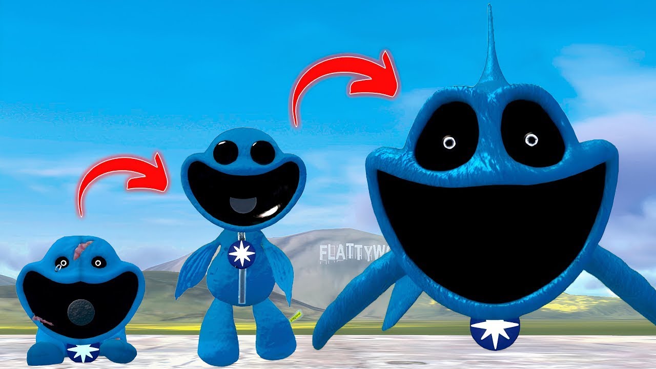 EVOLUTION OF NEW FORGOTTEN SMILING CRITTERS GLIMMER FISH POPPY PLAYTIME CHAPTER 3 In Garry's Mod!