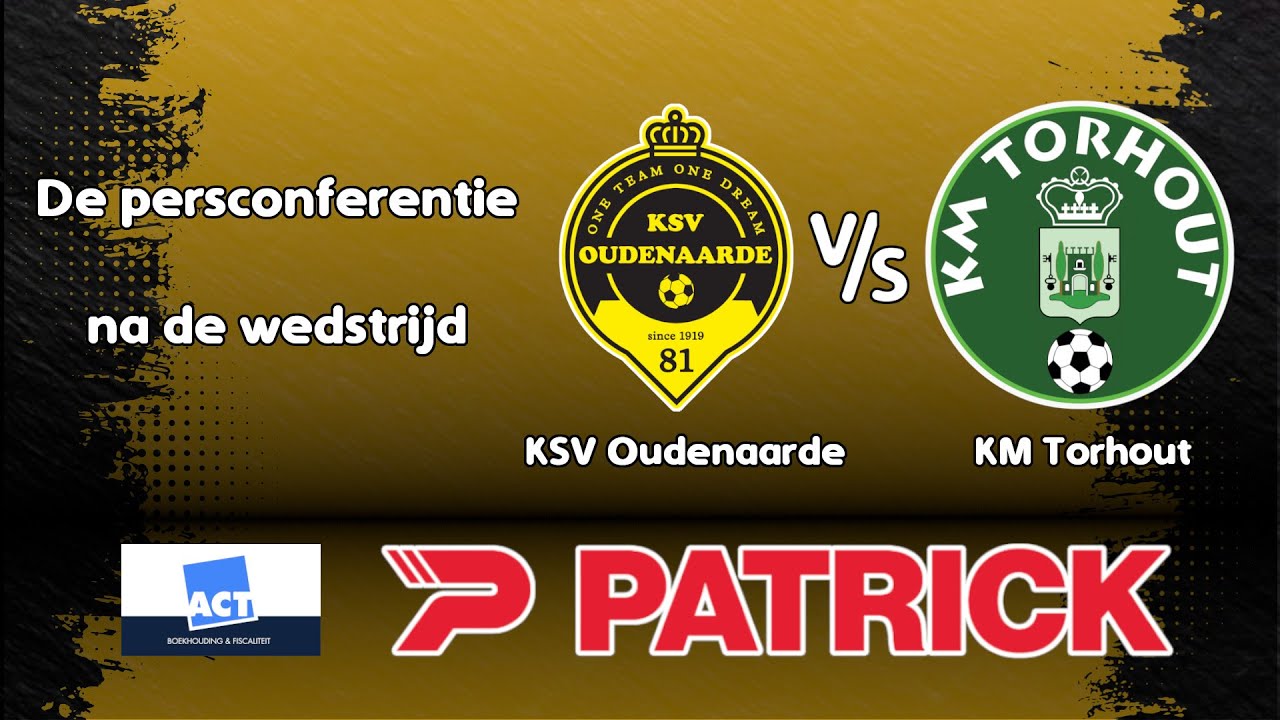 De persconferentie na de wedstrijd KSVO - KM Torhout
