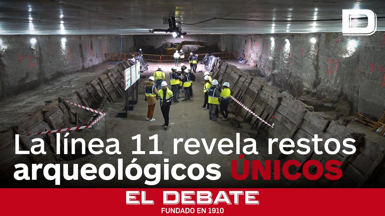 Las obras colosales de la Línea 11 de Metro de Madrid descubren un hallazgo arqueológico único