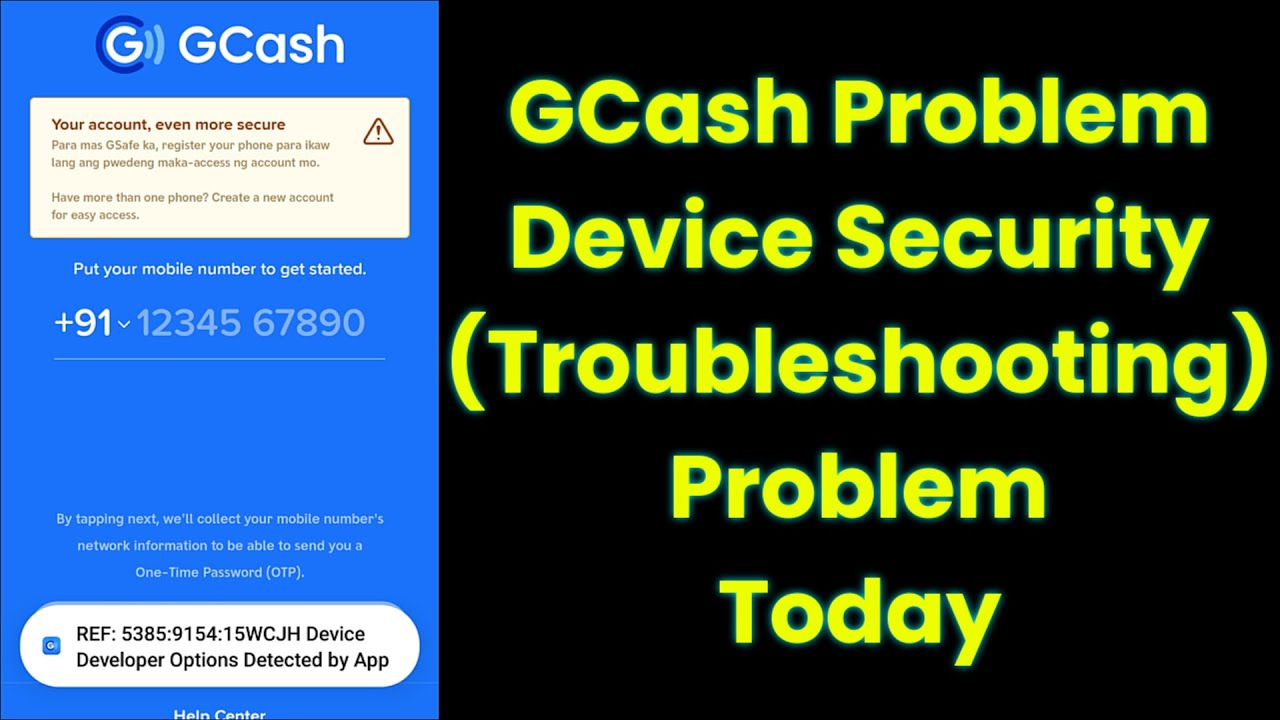 Gcash Problem Device Security TROUBLESHOOTING - Gcash Problem Today 2025 - developer option Gcash