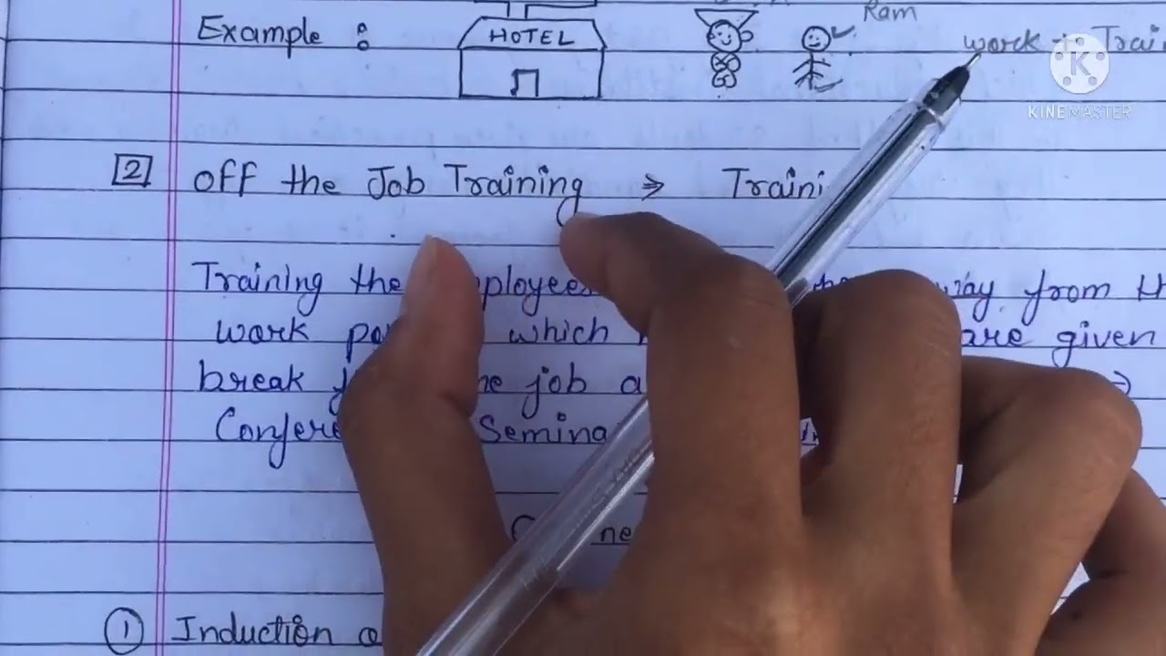 #2 Training: Meaning, Definition, Objectives, Methods ( Off the job training & On the Job training)