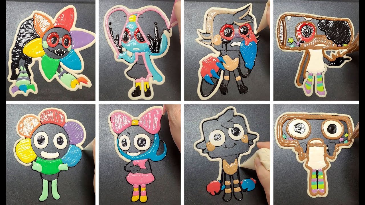 Roblox Dandy's World: Dandy, Poppy, Goob, Cosmo Pancake art challenge