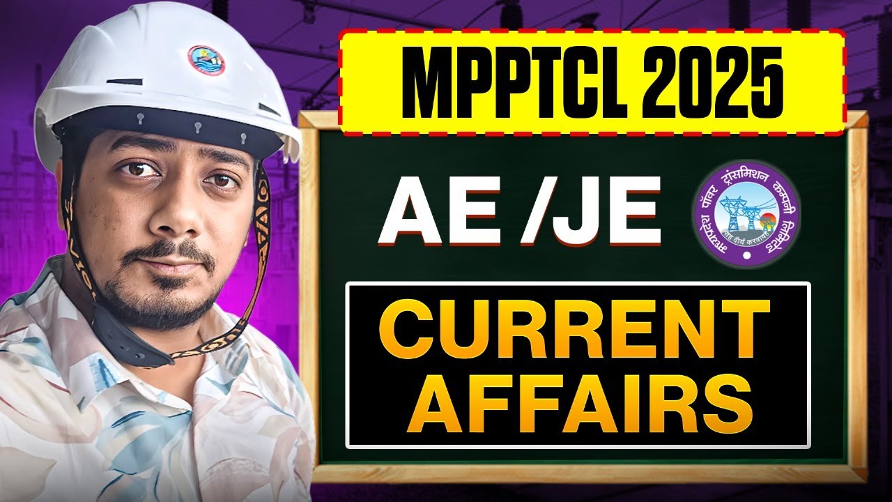 MPPTCL AE JE 2025 GK Current Affairs || Marathon || Rishabh Sir (A.E.) #rishabhsir