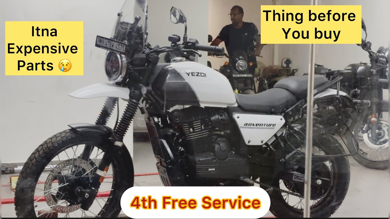Yezdi Adventure 4th Free Service Cost | Sensor issue in Yezdi Adventure | Watch this before you buy