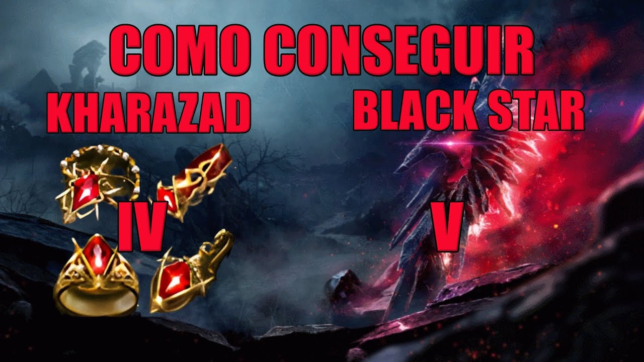BLACK STAR V e KHARAZAD IV - COMO CONSEGUIR - PASSO A PASSO