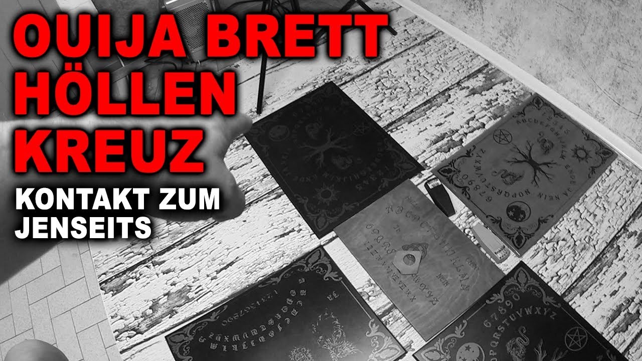 OUIJA BRETT HÖLLEN SITZUNG - Ein Kreuz gebaut! | Behind you