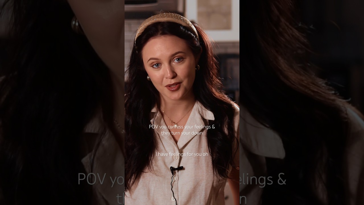 The mortifying moment when you muster up the courage to tell em how you feel #skit #actress #series