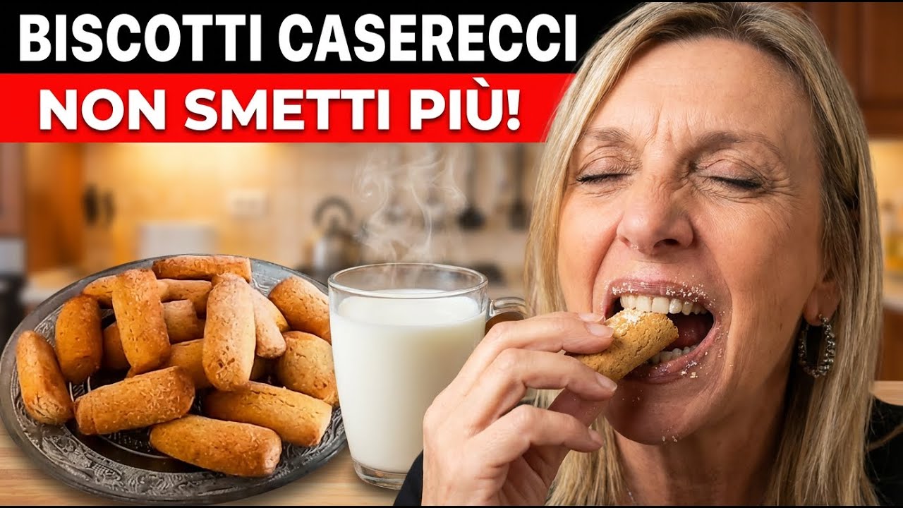 Biscotti da Inzuppo Caserecci: la ricetta della nonna semplice e veloce