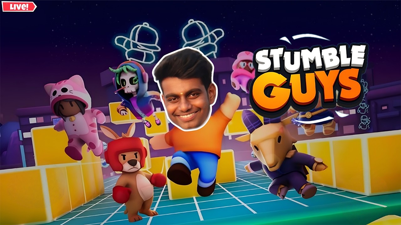 ஓடி ஓடி விளையாடுவோமா🔥 | Stumble Guys Live Tamil | #narikoottamgamerz #reaction #tamillive