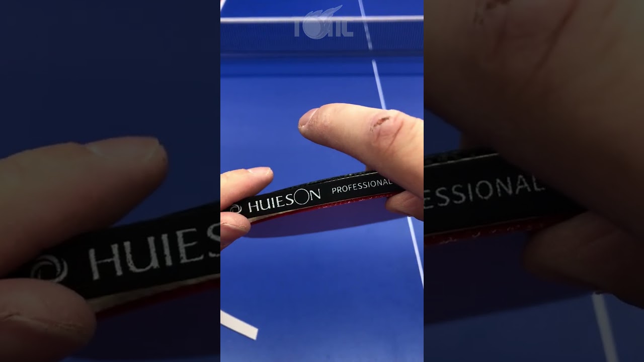 Торцевая лента на ракетку для настольного тенниса Huieson (черная)