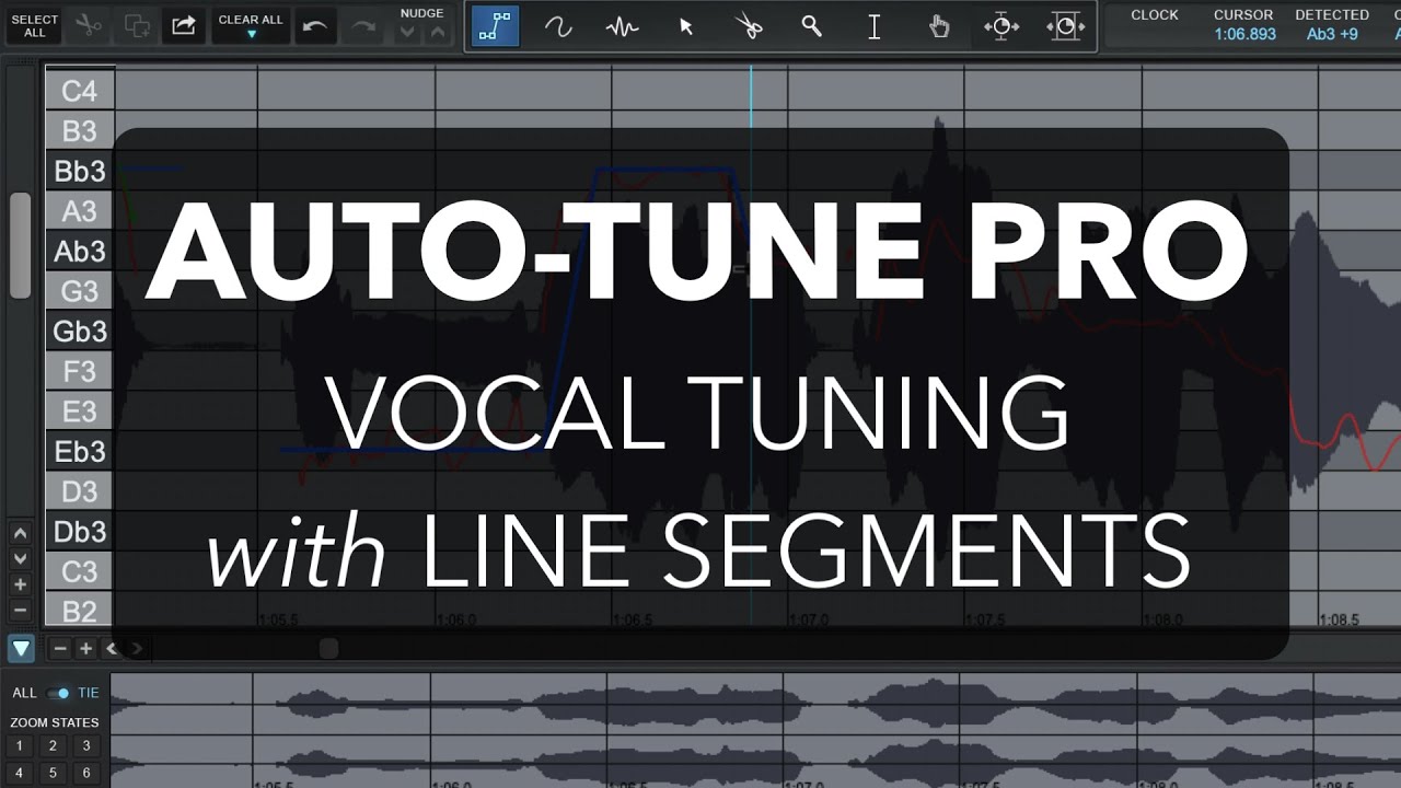 Vocal Tuning with Line Segments // Auto-Tune Pro
