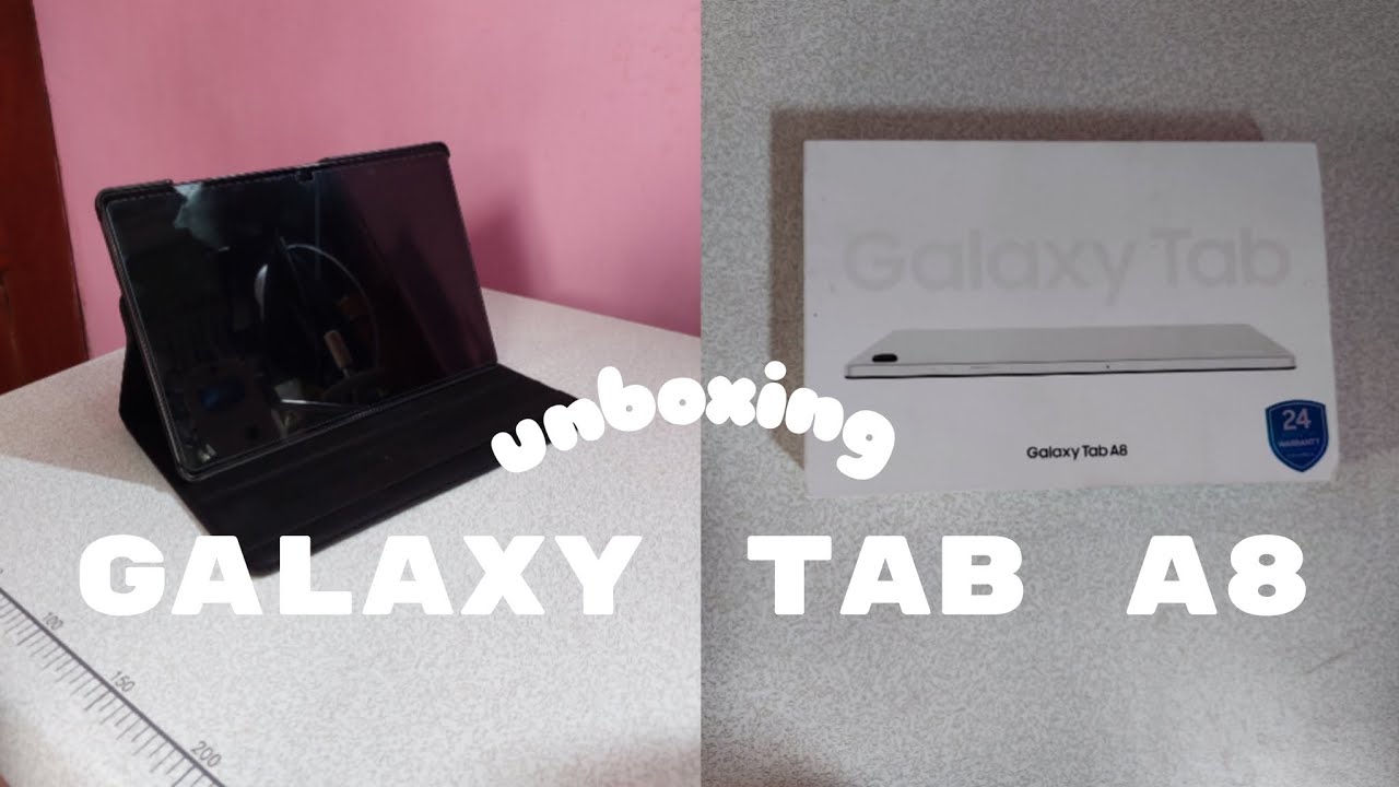 Samsung Galaxy Tab A8 Unboxing+accessories 📦 💕 (SILVER)