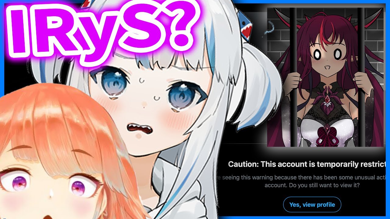Gura and Kiara was with IRyS the Moment she got BANNED【HololiveEN】