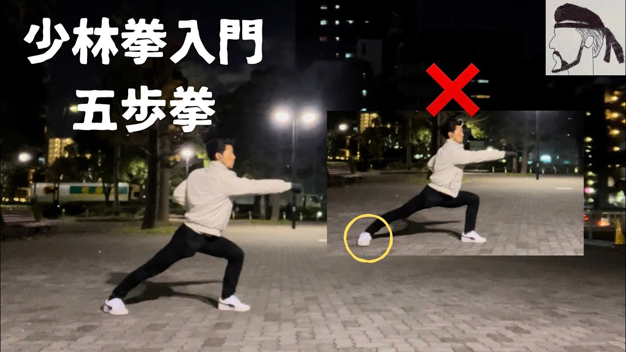 少林拳入門 五歩拳 Shaolin Wu Bu Quan