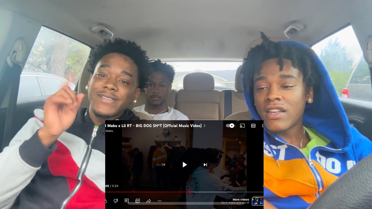 Lil Mabu x Lil RT - BIG DOG SH*T (Official Music Video) {Reaction Video🔥}