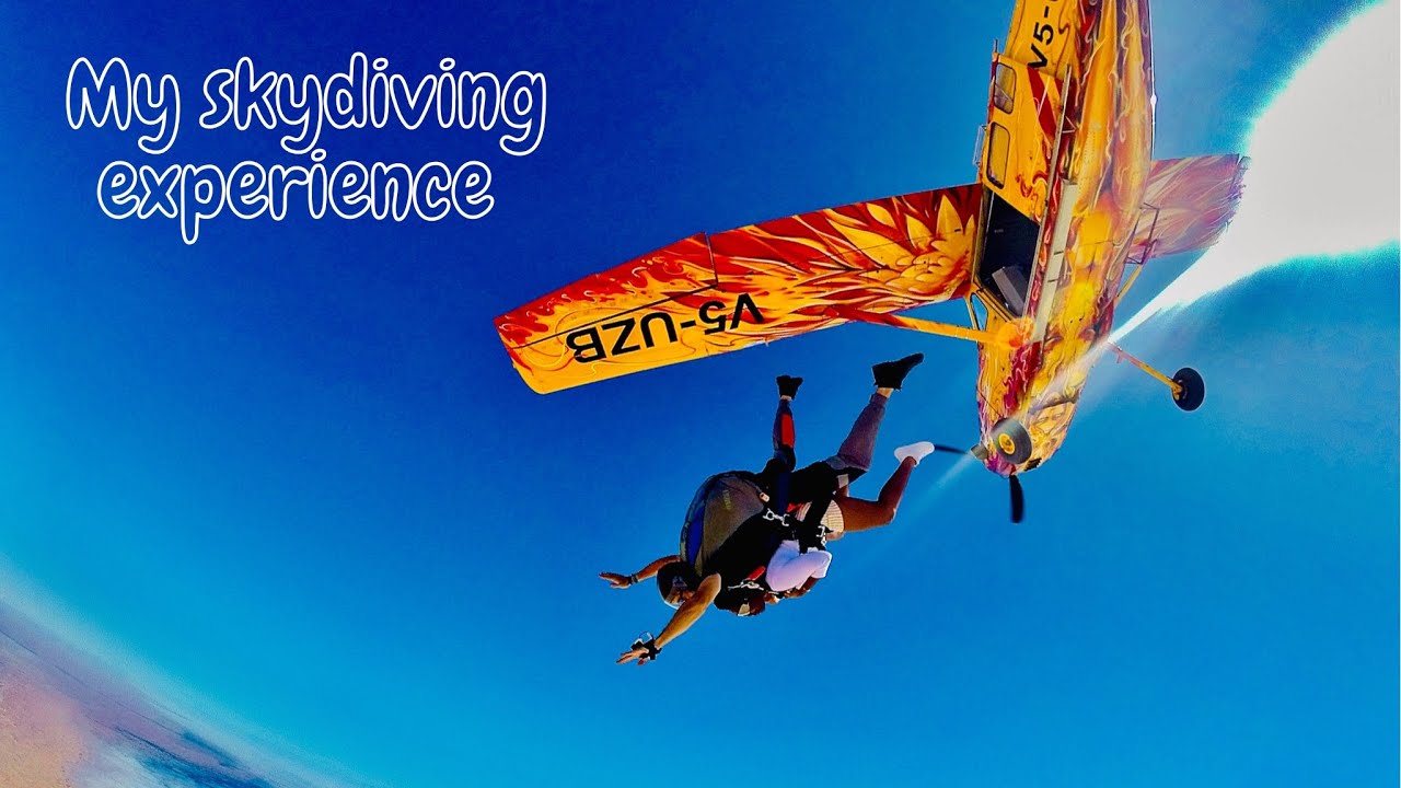 VLOG: COME SKYDIVING WITH ME | BUCKET LIST ITEM TICKED OFF | ADRENALINE JUNKIE | NAMIBIAN YOUTUBER