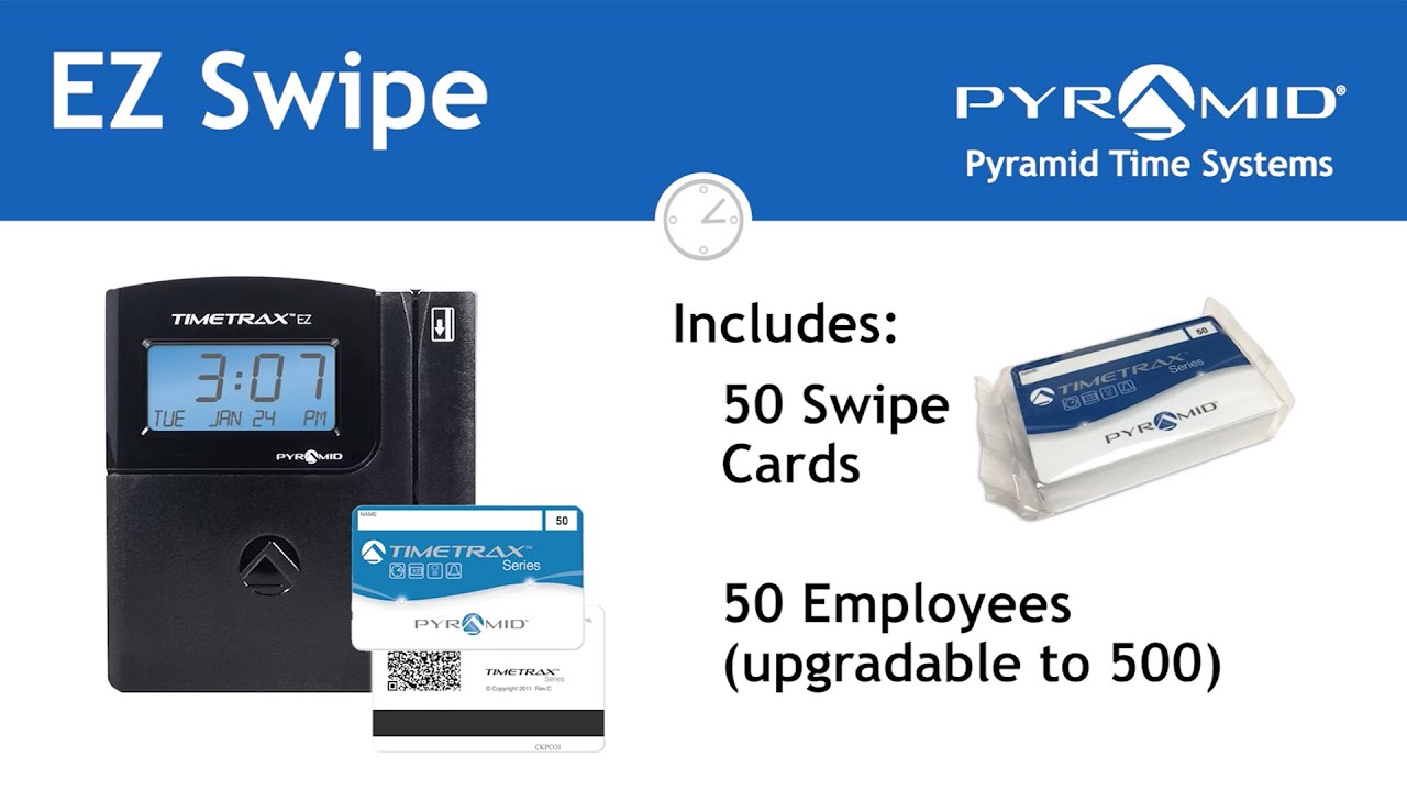 Pyramid EZSwipe (TTEZEK) - Swipe Card Time Clock