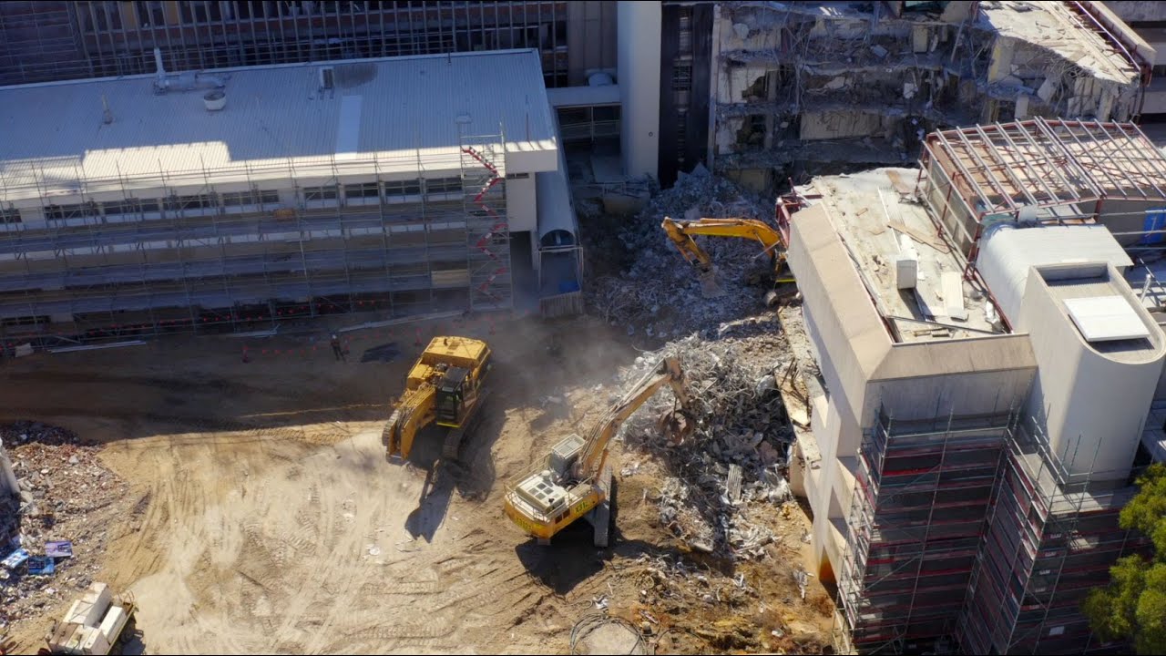 DevelopmentWA | Princess Margaret Hospital demolition update &ndash; June 2021